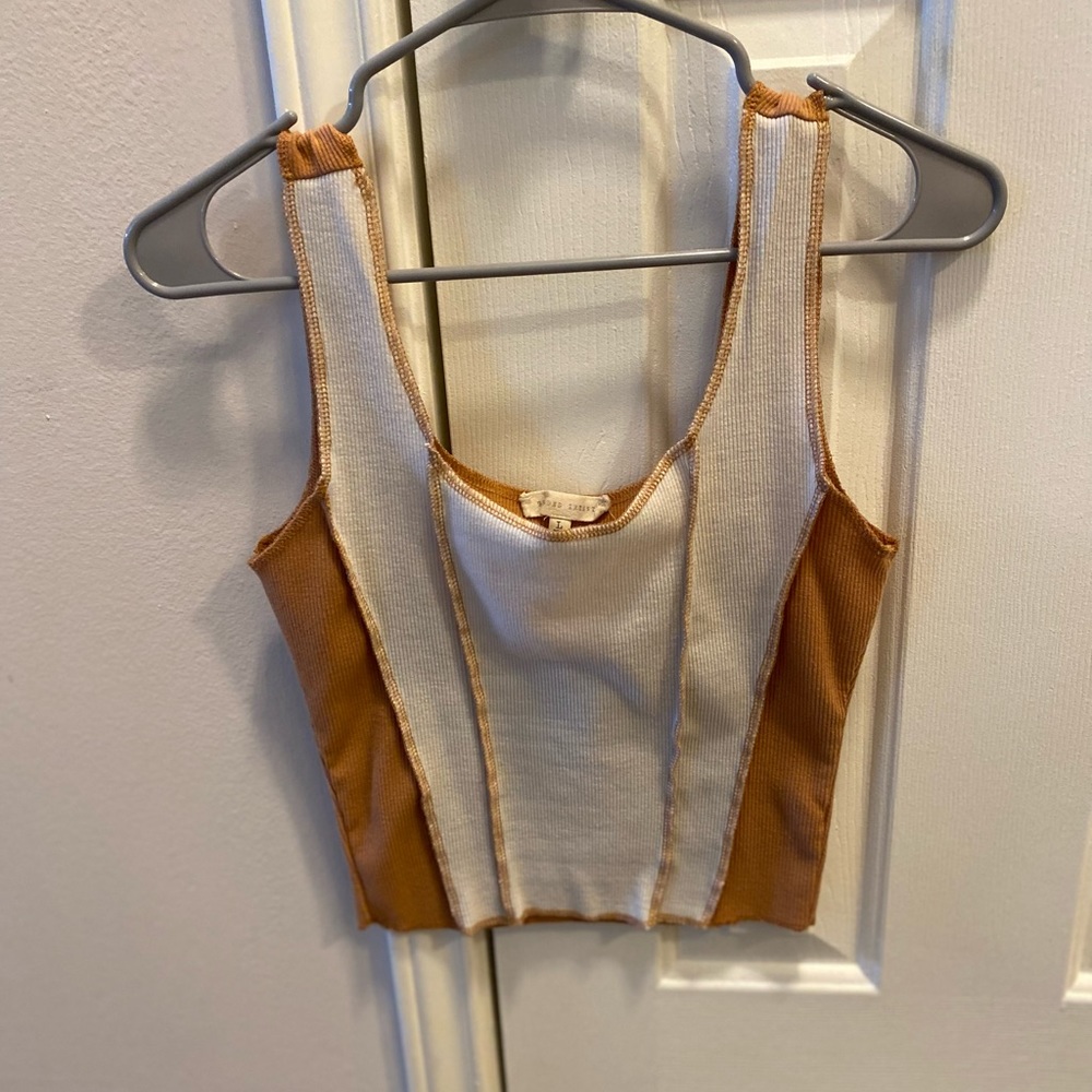 Gilded intent corset tank top from buckle